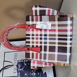 Red Tartan Handbag